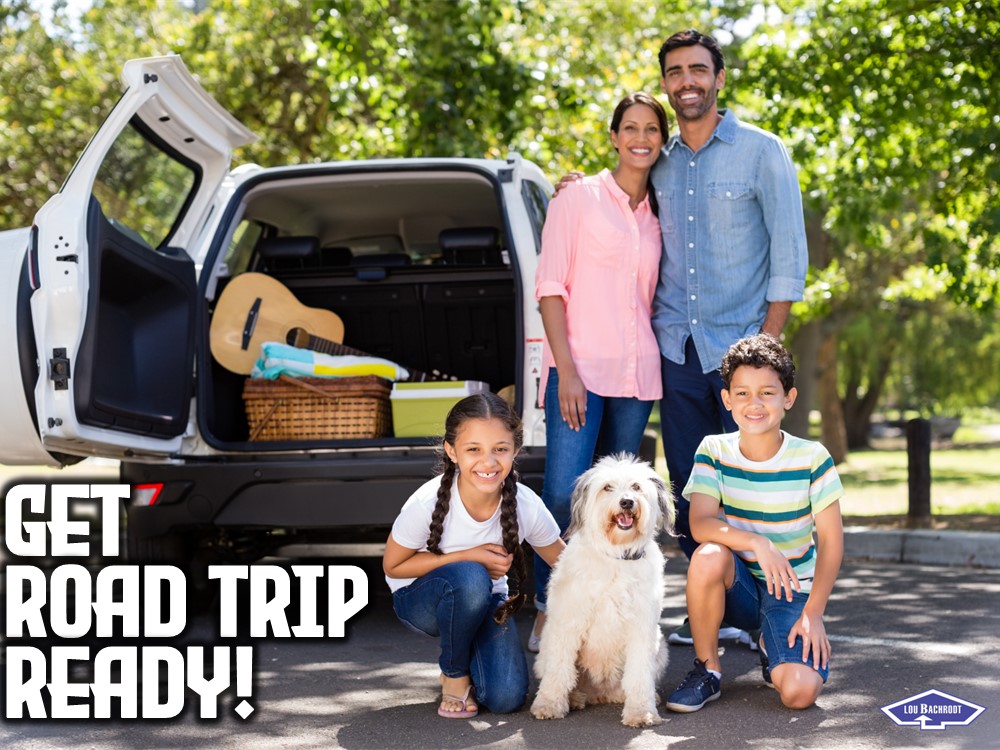 family packed for trip