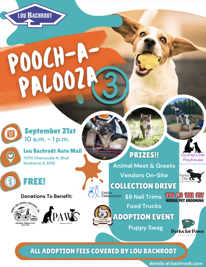 Lou Bachrodt Auto Mall is proud to promote adoption of pets in the Rockford, IL area!