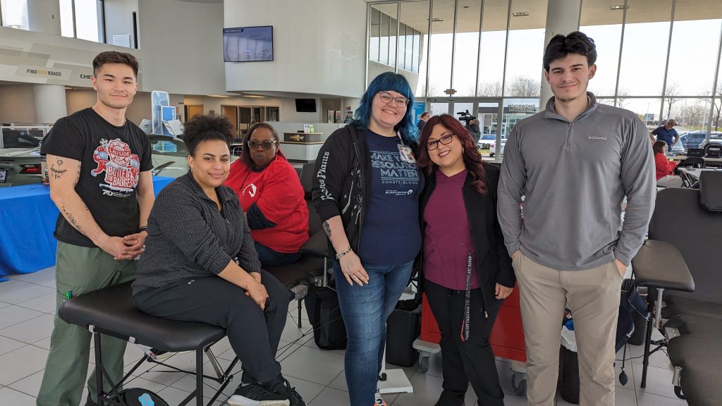 blood drive at lou bachrodt auto mall