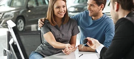 A Car buyer in Rockford, IL buying a used car