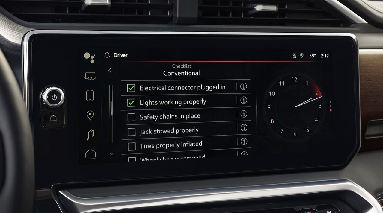 2025 GMC Sierra 1500 Technology and Interior