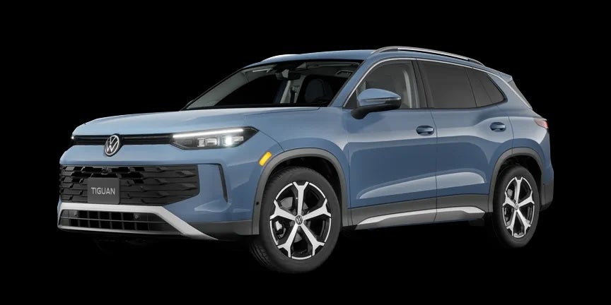 2026 Tiguan SE trim level shown in blue